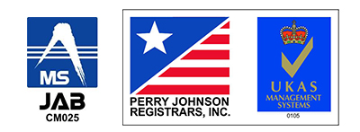 JAB CM025|PERRY JOHNSON REGISTRARS, INC. | UKAS