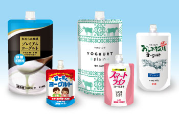 乳製品スパウトパック